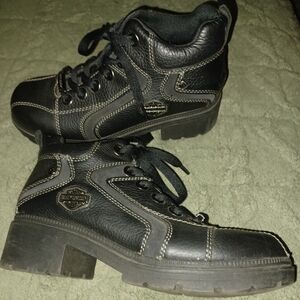 Harley-Davidson Black Woman's Boots Sz 8